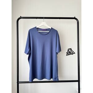 Ralph Lauren Purple Label Cotton Tee Blue